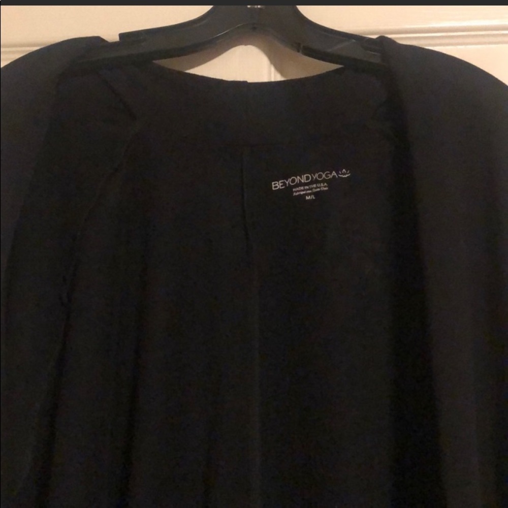 Beyond Yoga Black Wrap/Cardigan